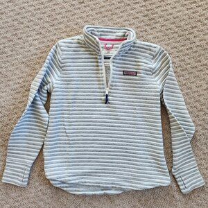 Vineyard Vines The Shep Shirt Striped Pullover Sweatshirt w/Thumbholes Small EUC
